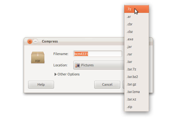 How to use 7zip on Linux command Line (Real world open source)